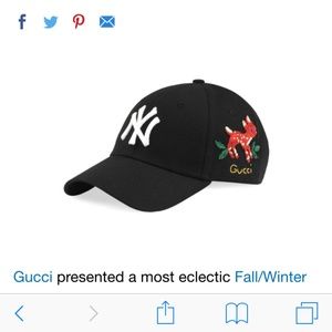Mens Gucci x New York Yankees Limited Edition Hat
